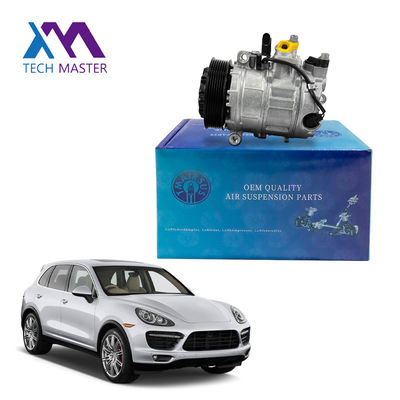 Hitam Dan Perak Mobil AC Kompresor Pompa 958126014 Untuk Porsche Cayenne