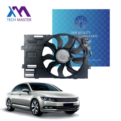 Long Wire Electric Cooling Fans 600W Untuk Pendingin Volkswagen Multivan T5 T6 Radiator