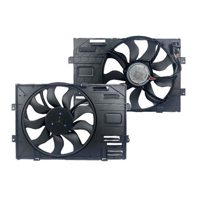 Long Wire Electric Cooling Fans 600W Untuk Pendingin Volkswagen Multivan T5 T6 Radiator