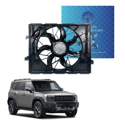 100% Diuji Radiator Fener Pendingin Bantuan 600W Berat Bruto Untuk Jeep Grand Cherokee