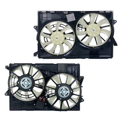Kekuatan Long Wire Auxiliary Radiator Cooling Fans Rated 600W untuk Jeep Grand Commander 52014621AG
