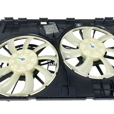 Kekuatan Long Wire Auxiliary Radiator Cooling Fans Rated 600W untuk Jeep Grand Commander 52014621AG