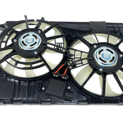 Kekuatan Long Wire Auxiliary Radiator Cooling Fans Rated 600W untuk Jeep Grand Commander 52014621AG