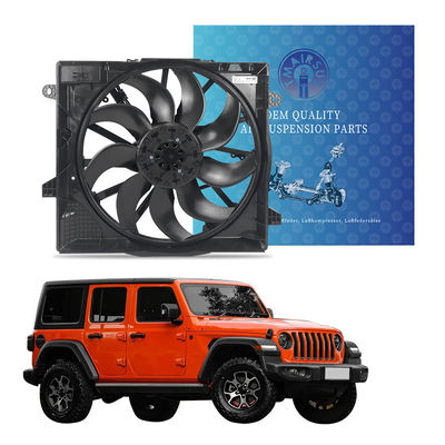 Sistem pendingin radiator 600W dengan kipas pendingin kawat panjang untuk Jeep Wrangler JL2.0L