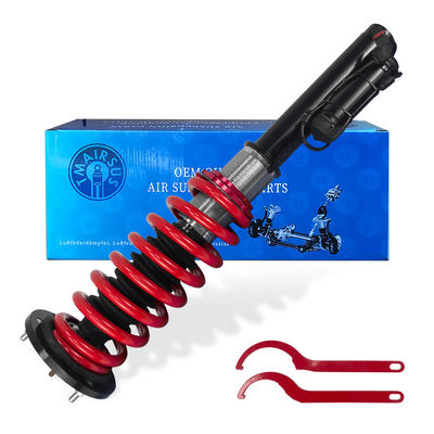 Bagian depan Mercedes W220 Air Spring To Coil Spring Coversion Kit Dengan Iklan Dan Koil Spring Shock yang Bisa Disesuaikan