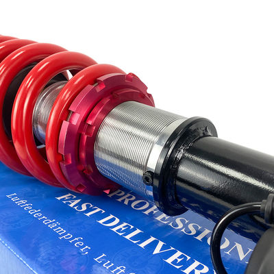 Bagian depan Mercedes W220 Air Spring To Coil Spring Coversion Kit Dengan Iklan Dan Koil Spring Shock yang Bisa Disesuaikan