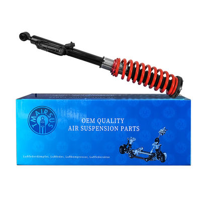 Bagian belakang Mercedes W220 Air Spring To Coil Spring Coversion Kit Dengan Iklan Dan Koil Spring Shock yang Bisa Disesuaikan