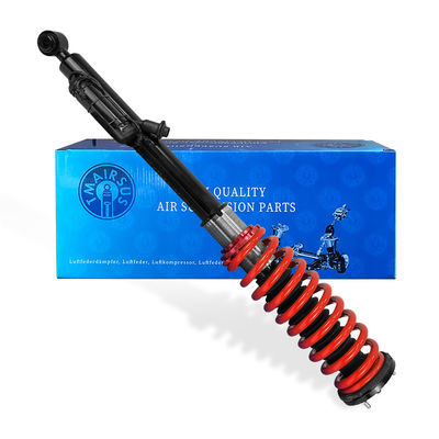 Bagian belakang Mercedes W220 Air Spring To Coil Spring Coversion Kit Dengan Iklan Dan Koil Spring Shock yang Bisa Disesuaikan