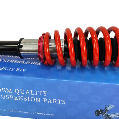 Bagian belakang Mercedes W220 Air Spring To Coil Spring Coversion Kit Dengan Iklan Dan Koil Spring Shock yang Bisa Disesuaikan