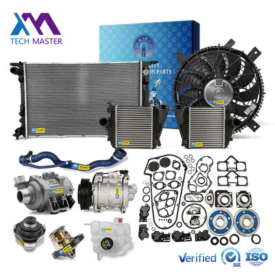 TECH MASTER Sistem pendinginan otomatis Radiator 95B12251 95812125110 untuk Porsche Macan Cayenne Audi Q7
