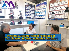 Pelanggan di Automechanika Frankfurt sangat menyukai Tech Master.