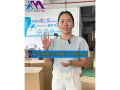 Tim kami bekerja keras mengemas bagian suspensi udara premium kami.